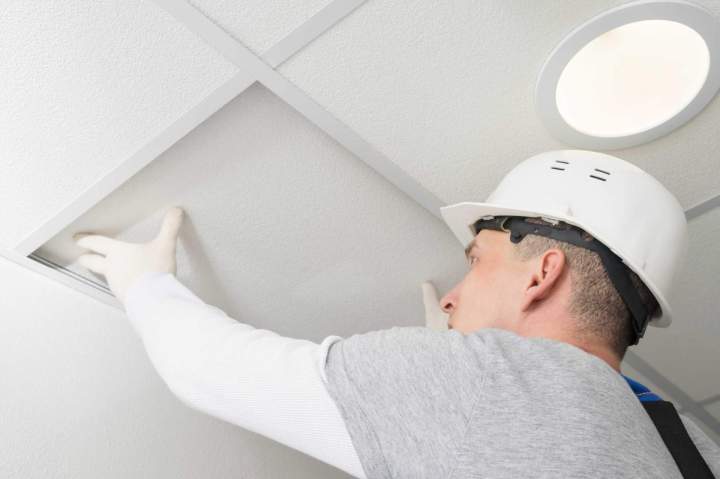 Pose de faux plafond Claix